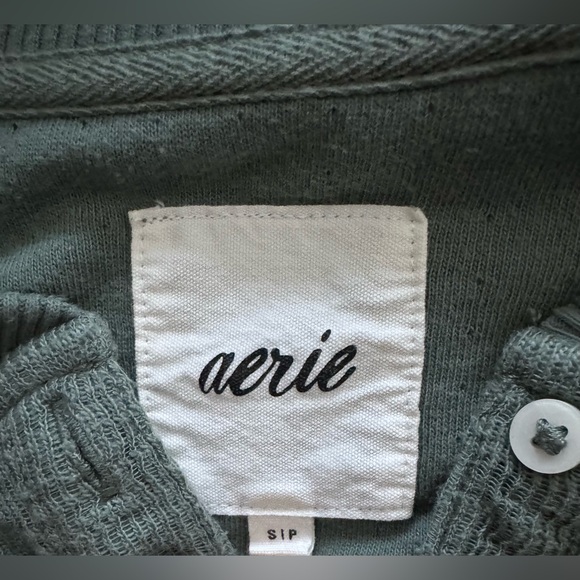 Aerie Sage Green Knit Top - Picture 4 of 4